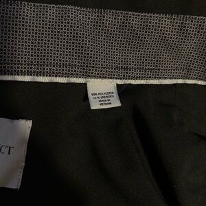 Black Skirt with White Trim